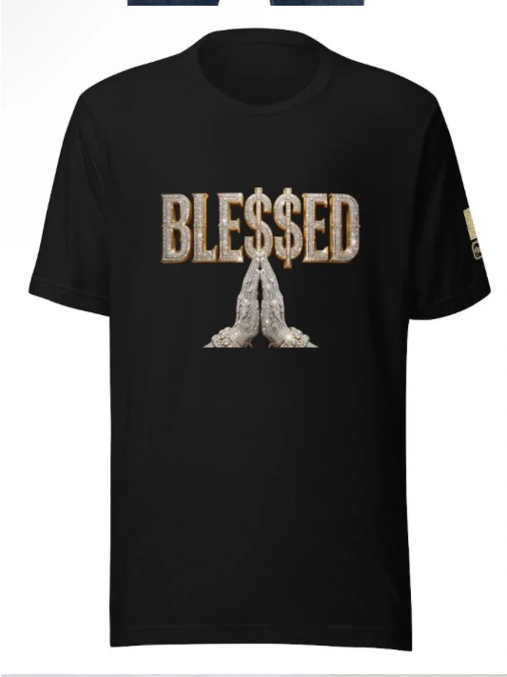 BLINGED OUT BLE$$ED T-SHIRT - Picture 13 of 15